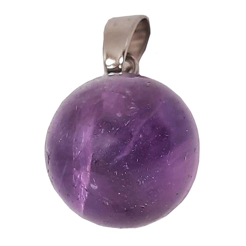 آویز گردنبند زنانه مدل گوی آمیتیست کد 30 آویز گردنبند زنانه مدل گوی آمیتیست کد 30