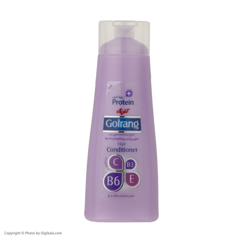 نرم کننده مو بنفش گلرنگ سری Plus Protein حجم 300 میلی لیتر