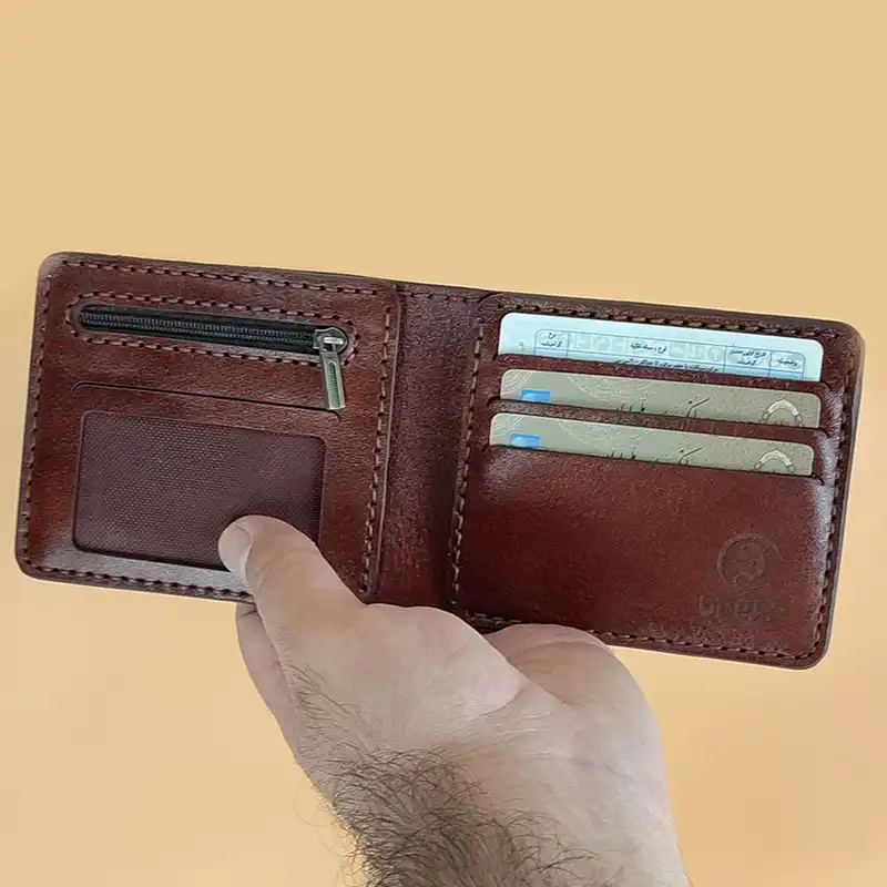 کیف پول خانه چرم آنا مدل 33100