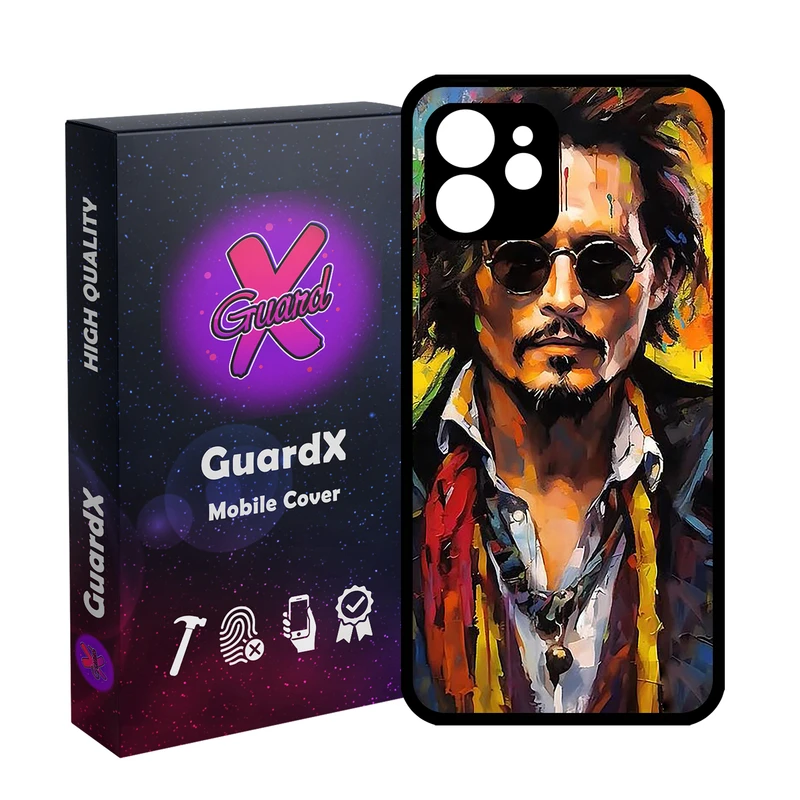کاور گارد ایکس طرح جانی مدل  Glass10758 مناسب برای گوشی موبایل اپل iPhone 12