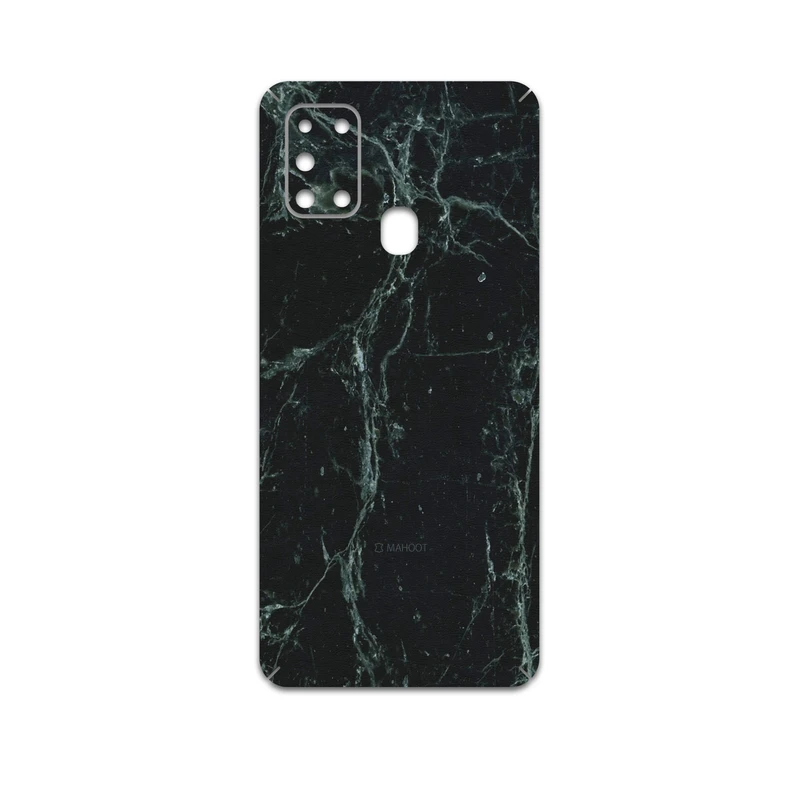 برچسب پوششی ماهوت مدل Graphite-Green-Marble مناسب برای گوشی موبایل سامسونگ Galaxy A21s
