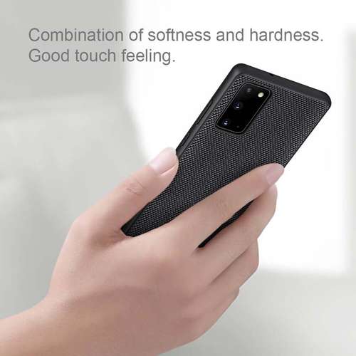 کاور نیلکین مدل Textured مناسب برای گوشی موبایل سامسونگ Galaxy Note 20