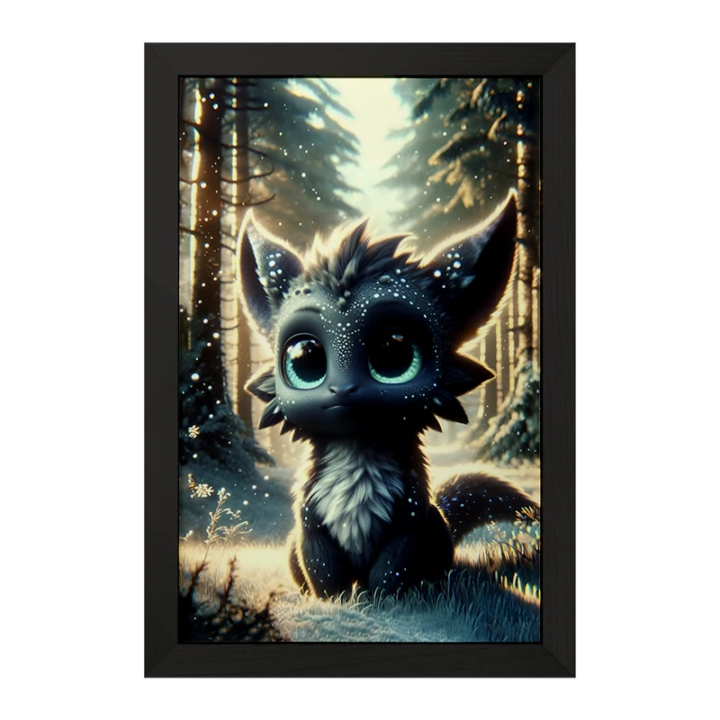 تابلو خندالو مدل اژدهای بانمک کد F7529