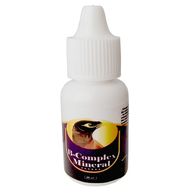 محلول ویتامین ب کمپلکس و مواد معدنی مینا مدل B-complex.Mineral حجم 20 میلی لیتر