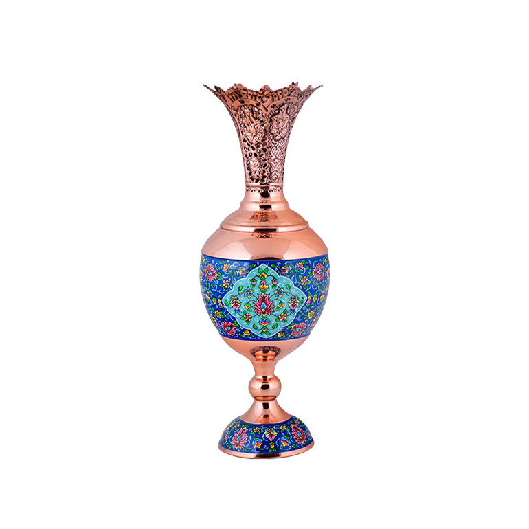 گلدان مسی آقاجانی مدل پرداز کد sonbol 3