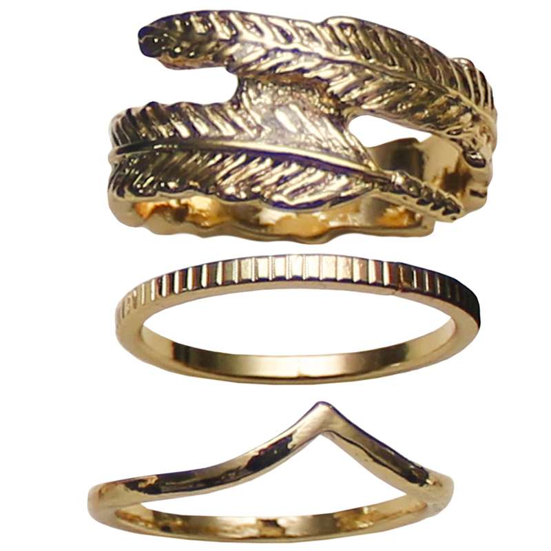 بند انگشتی زنانه کد 1329 مجموعه 3 عددی