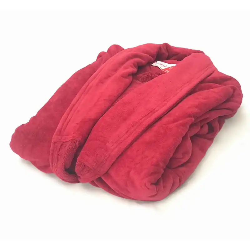 حوله پالتویی حوله هنر مدل تن پوش طرح ساده کد 02 سایز 125