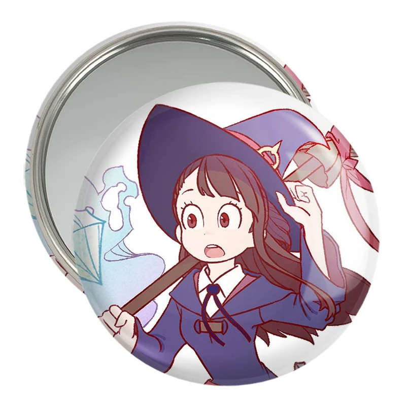 آینه جیبی خندالو مدل اکو انیمه Little Witch Academia  کد 22833
