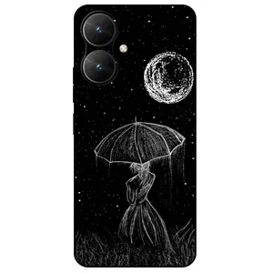 Megafone Girl and Moon 1369 Cover For Xiaomi Poco M6