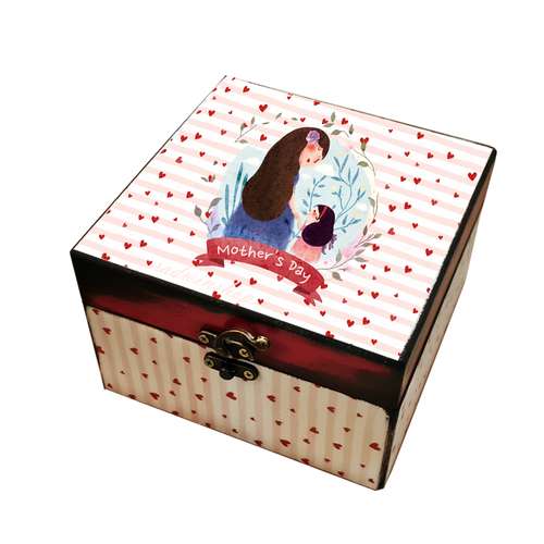جعبه هدیه مدل روز مادر کد 001