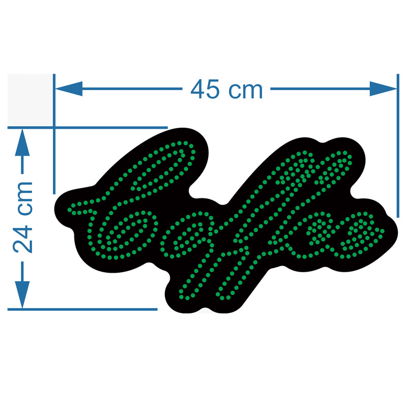 تابلو ال ای دی آیاز مدل کافی کد G386