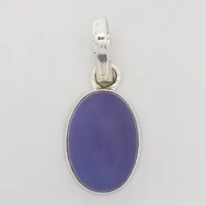 آویز گردنبند نقره زنانه سلین کالا مدل عقیق کبود ce-As156