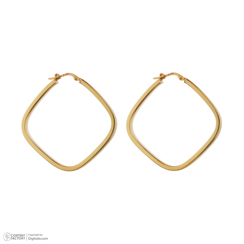 گوشواره طلا 18 عیار زنانه دوست خوب مدل dk593  - 3