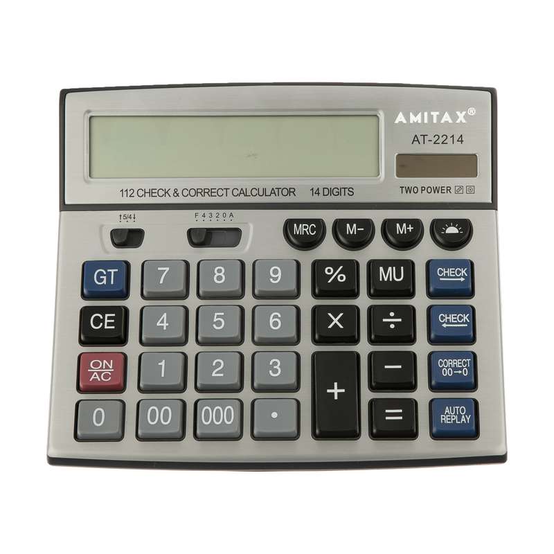 ماشین حساب امیتکس مدل AT-2214C ماشین حساب امیتکس مدل AT-2214C