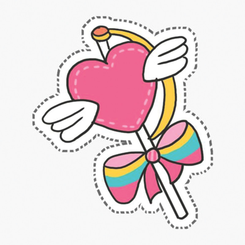 برچسب موبایل مدل قلب کد 2321