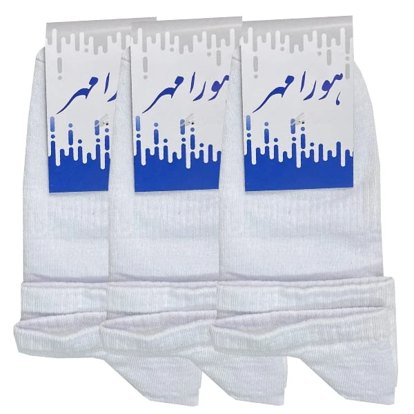 جوراب مردانه هورا مهر مدل HS-SV08 مجموعه ۳ عددی