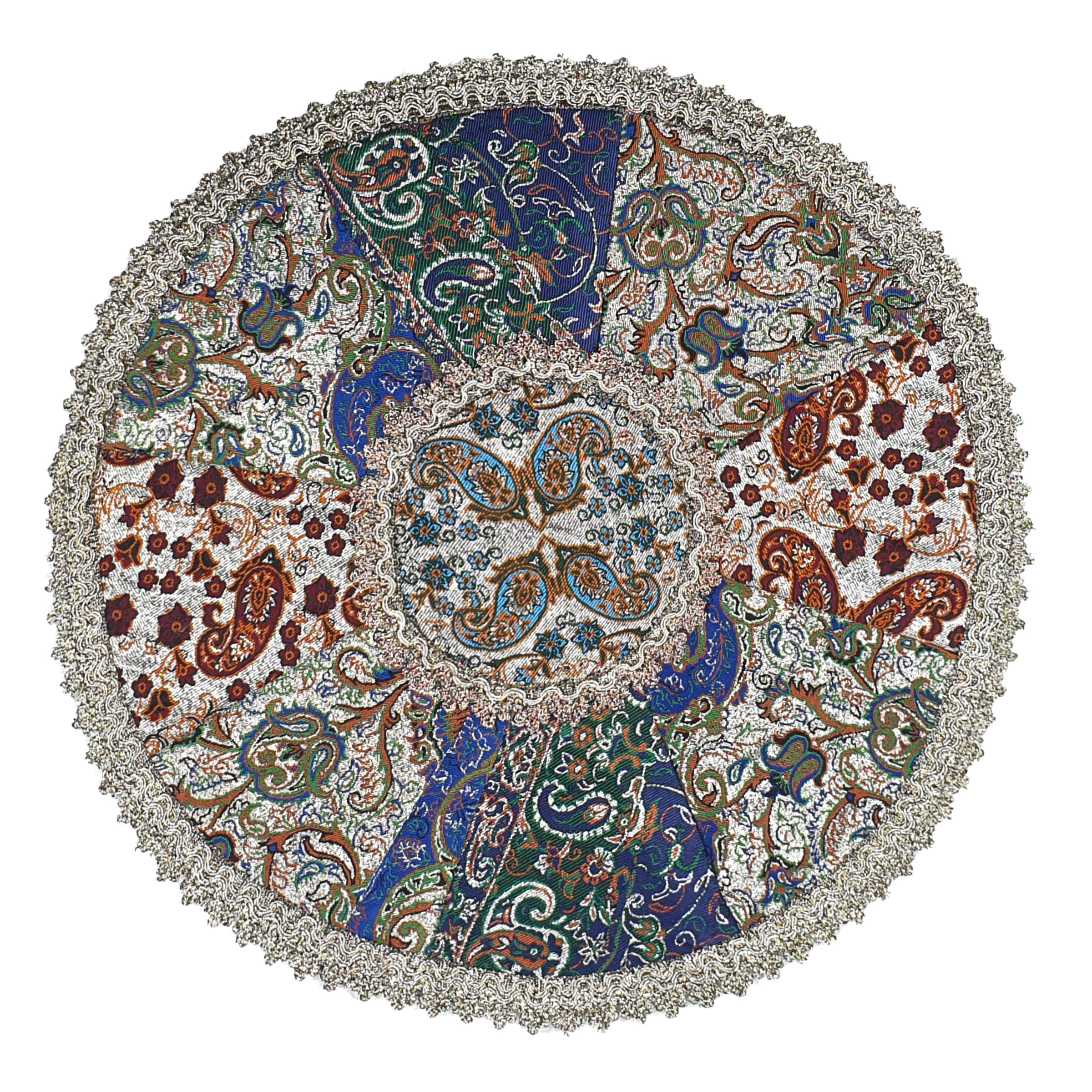 رومیزی ترمه مدل گوهر کد 7560