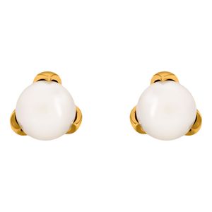 گوشواره طلا 18 عیار زنانه تاج مدل 3A006