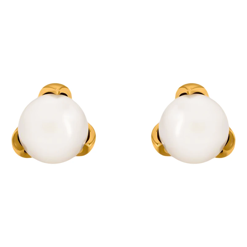 گوشواره طلا 18 عیار زنانه تاج مدل 3A006