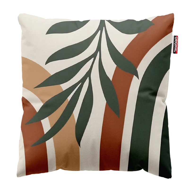 کوسن پاد آفرین مدل گل و برگ کد PK303426 سایز 30*30 سانتی متر