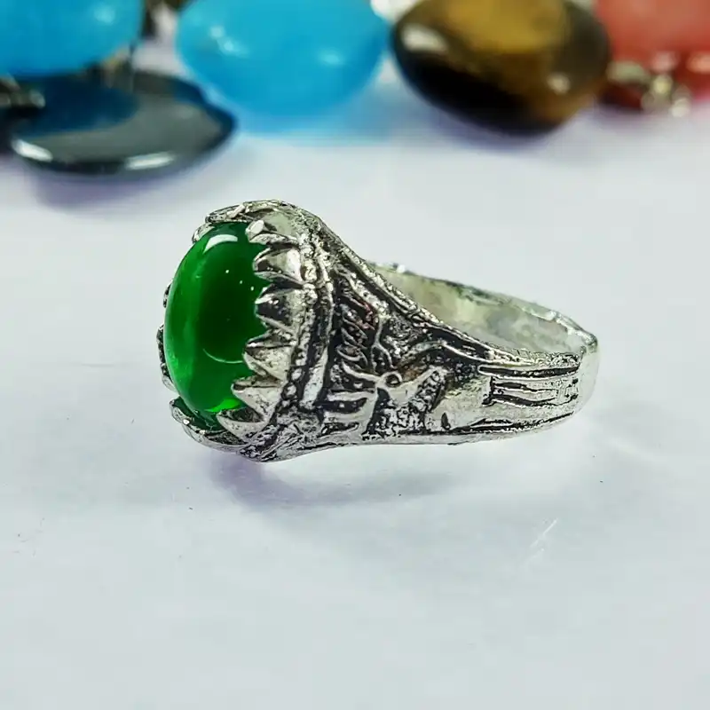 انگشتر مردانه سلین کالا مدل یشم گوزن کد D-18