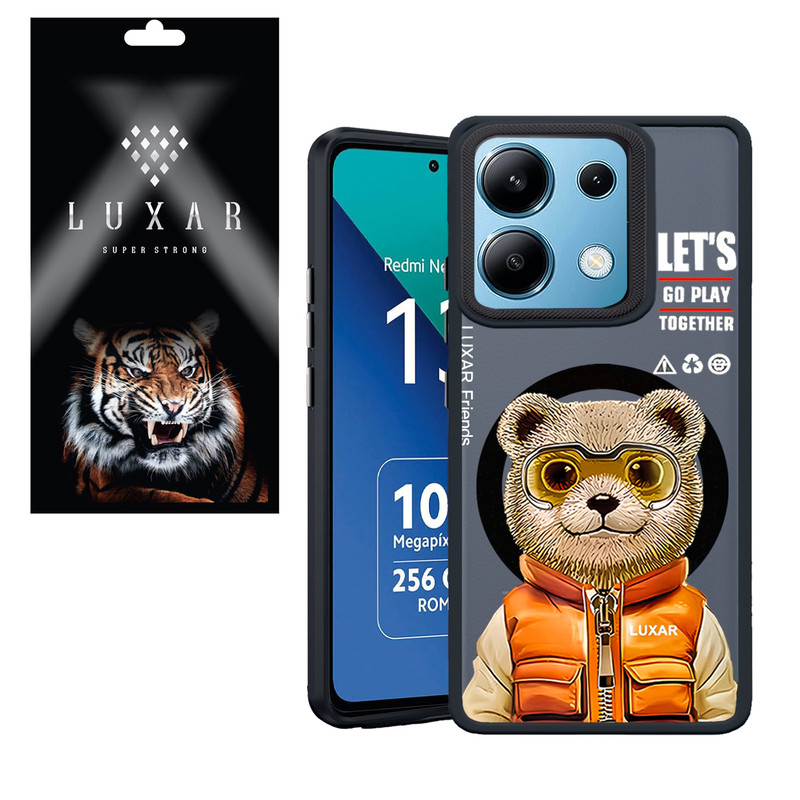 کاور لوکسار مدل Teady Bear مناسب برای گوشی موبایل شیائومی Redmi Note 13 Pro 5G