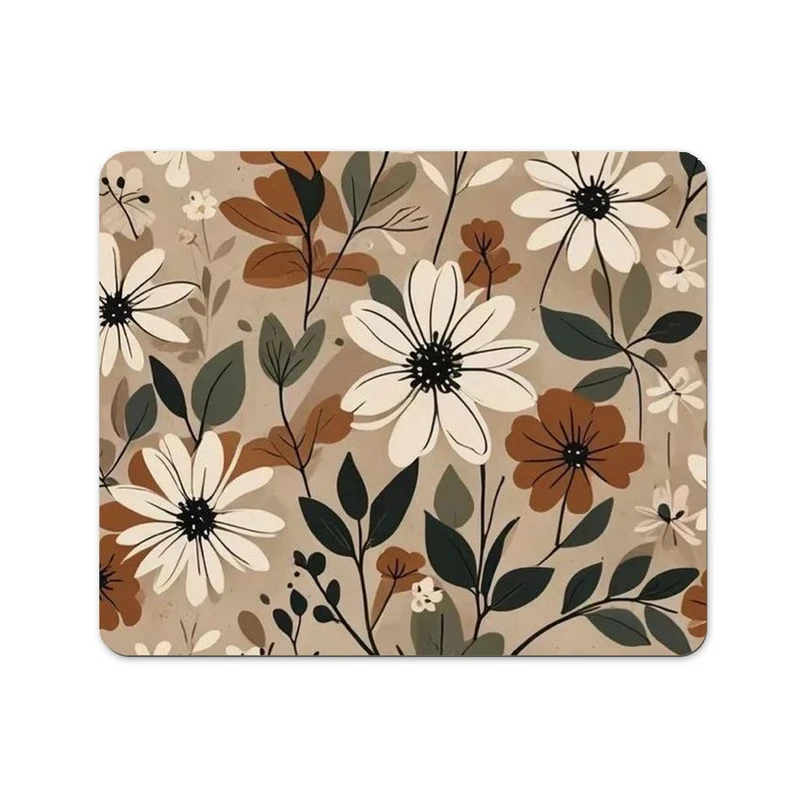 ماوس پد پاد آفرین مدل گلهای زیبا کد 718 سایز 24*19 سانتی متر