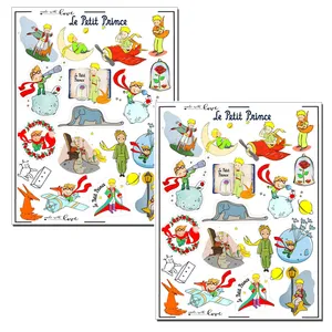 برچسب مدل برش خورده  طرح شازده کوچولو بسته دو عددی