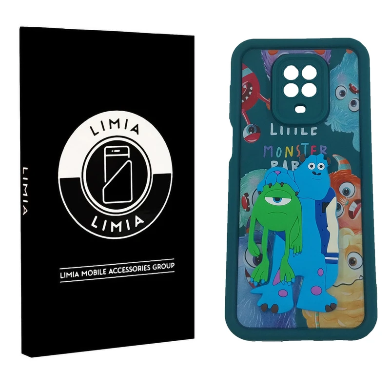 کاور لیمیا مدل سولید لنزدار طرح عروسکی برجسته مناسب برای گوشی موبایل شیائومی Redmi Note 9S/9 Pro