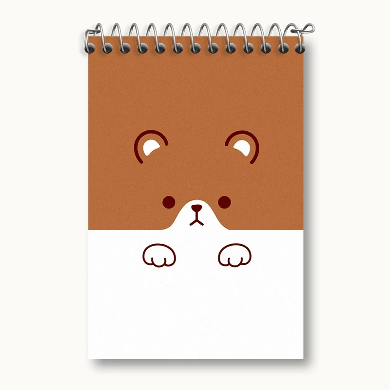 دفتر یادداشت 50 برگ خندالو مدل خرس کد F940