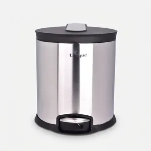 سطل زباله یونیک مدل استیل 14 لیتر کد 4450