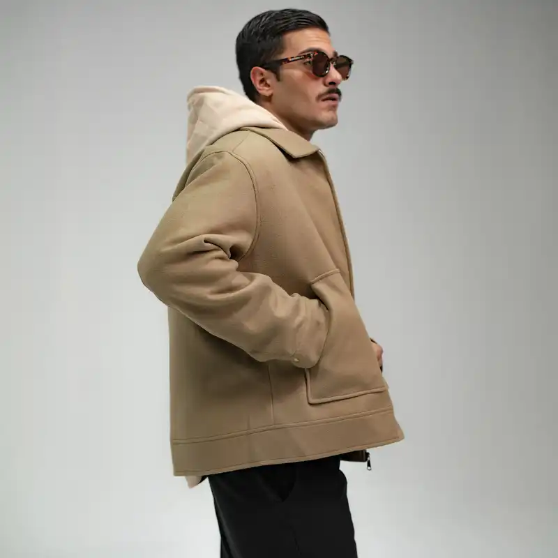 کت مردانه سلکتلس مدل فوتر کژوال