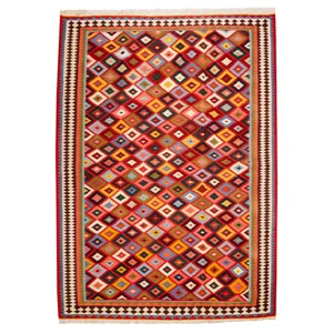 گلیم دستباف سه و نیم متری سی پرشیا کد 157033