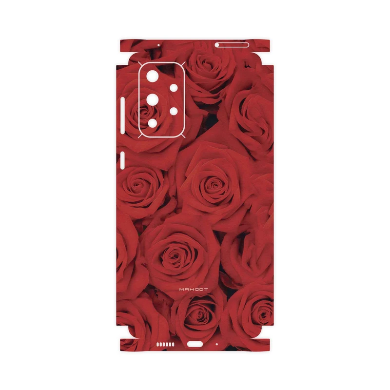 برچسب پوششی ماهوت مدل Red-Flower-FullSkin مناسب برای گوشی موبایل سامسونگ Galaxy A73 5G
