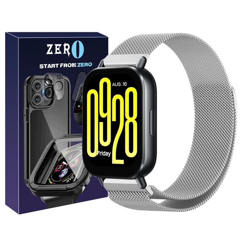 بند زیرو مدل Milanese ZR TW مناسب برای ساعت هوشمند شیائومی Redmi Watch 5 Active / Redmi Watch 5 Lite