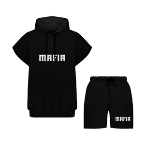 ست تی شرت و شلوارک مردانه مدل mafia