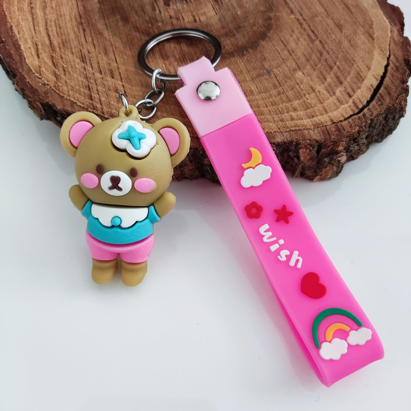 جاکلیدی مدل سیلیکونی طرح بچه خرس تدی کد DB20