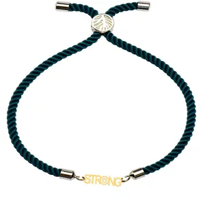 دستبند طلا 18 عیار زنانه الن نار مدل strong N100397