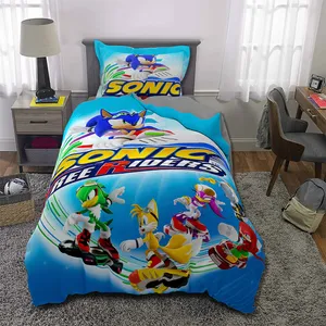  سرویس خواب راشا طرح Sonic یک نفره 3 تکه