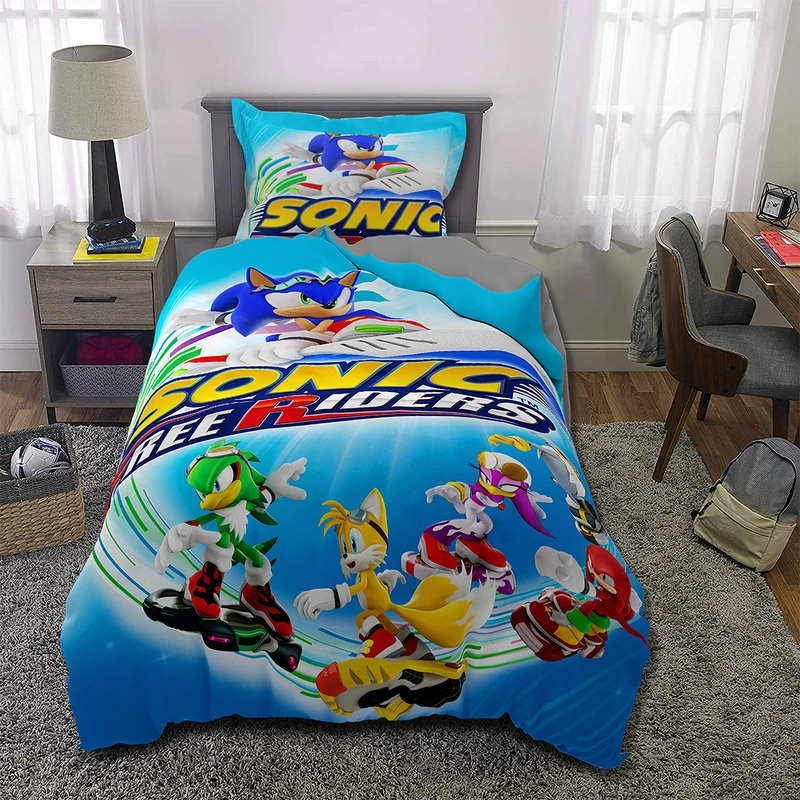  سرویس خواب راشا طرح Sonic یک نفره 3 تکه