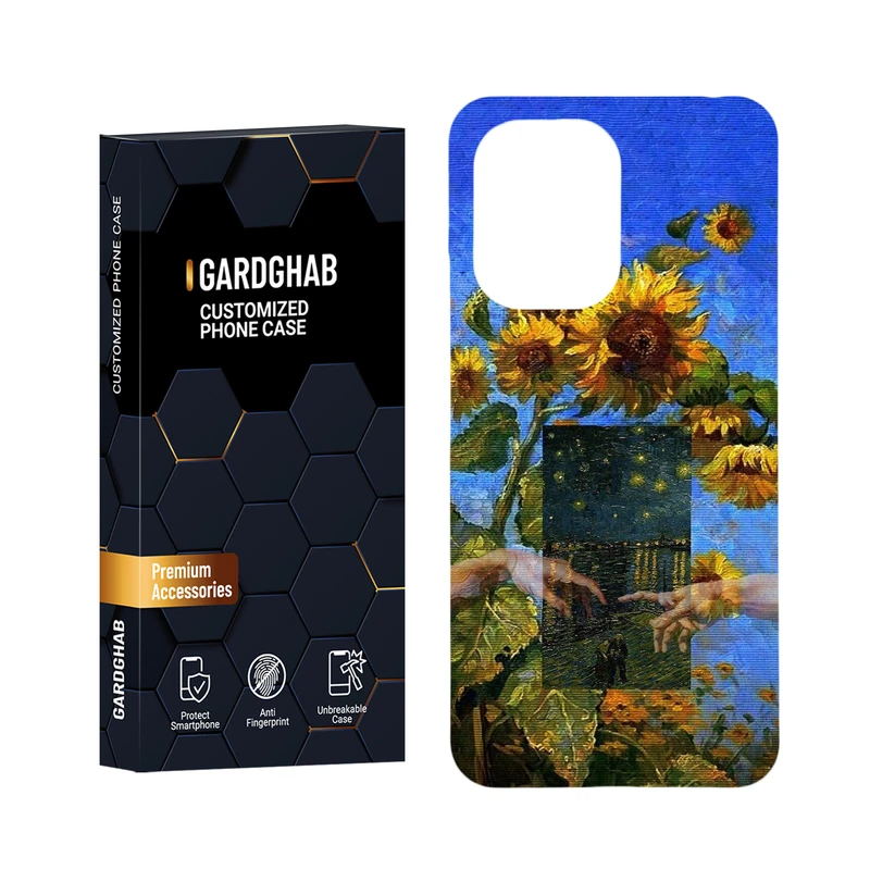 کاور گارد قاب مدل هنری مناسب برای گوشی موبایل شیائومی Redmi 13C 4G / Poco C65