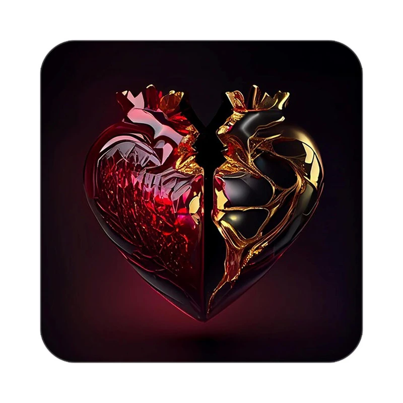 زیر لیوانی کاکتی مدل عاشقانه کد mp10568