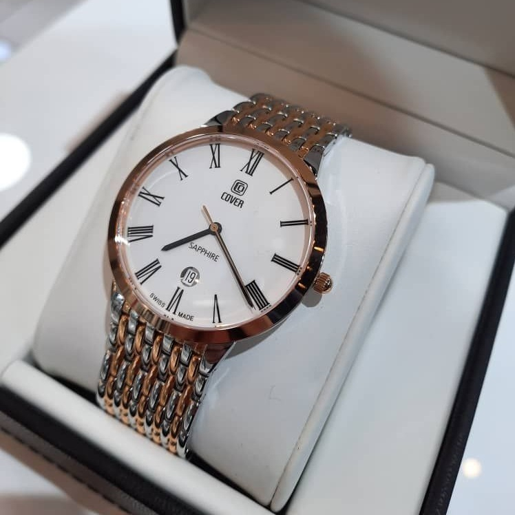 ست ساعت مچی عقربه ای زنانه و مردانه کاور مدل CO123.50 CO125.50