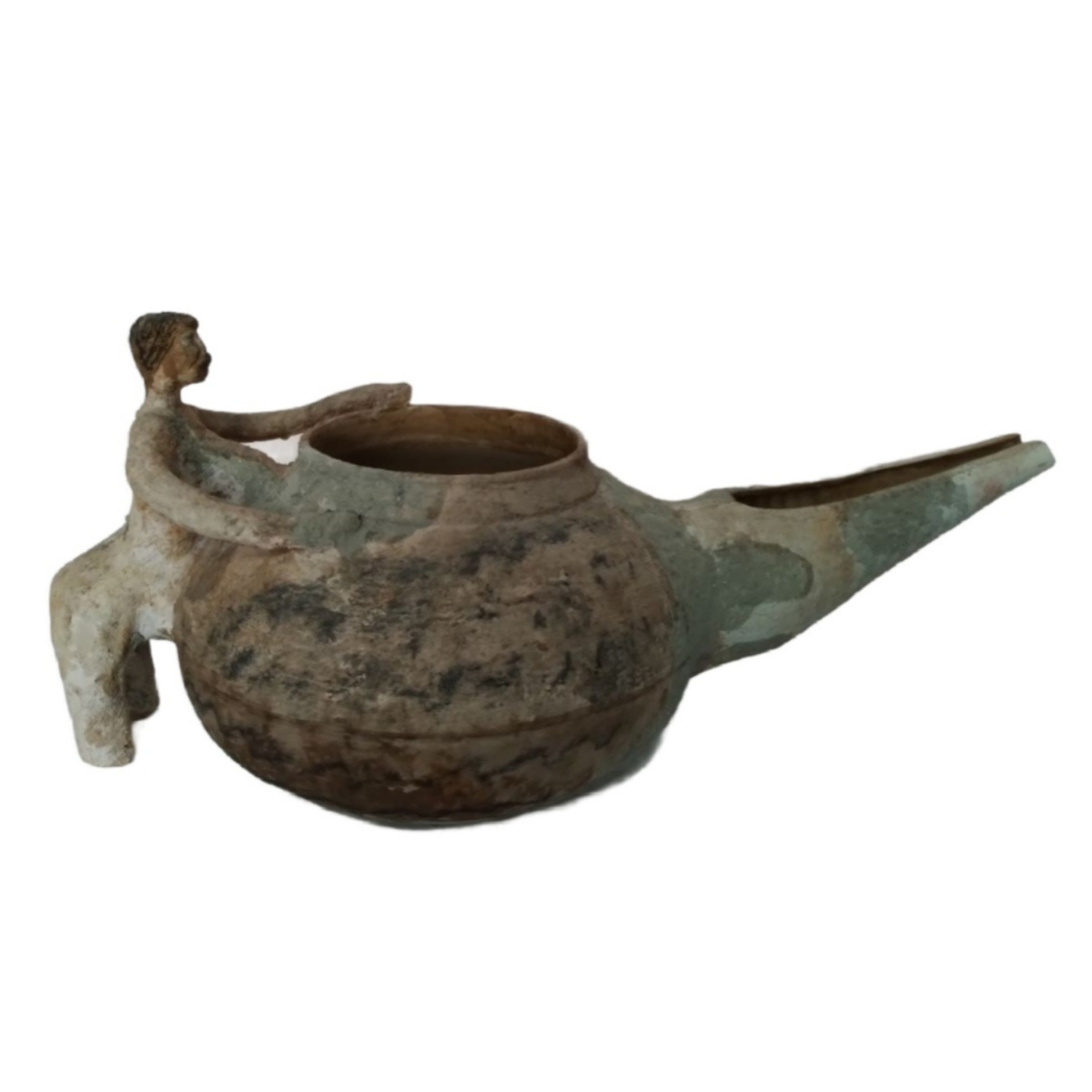 چراغ پی سوز سفالی مدل N100