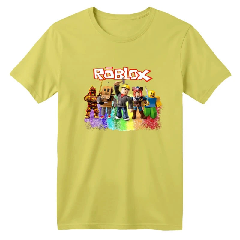 تی شرت آستین کوتاه بچگانه مدل روبلاکس کد 19