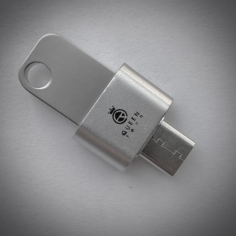 فلش مموری کوئین تک مدل CELL-C PLUS ظرفیت 64 گیگا بایت به همراه مبدل USB-C