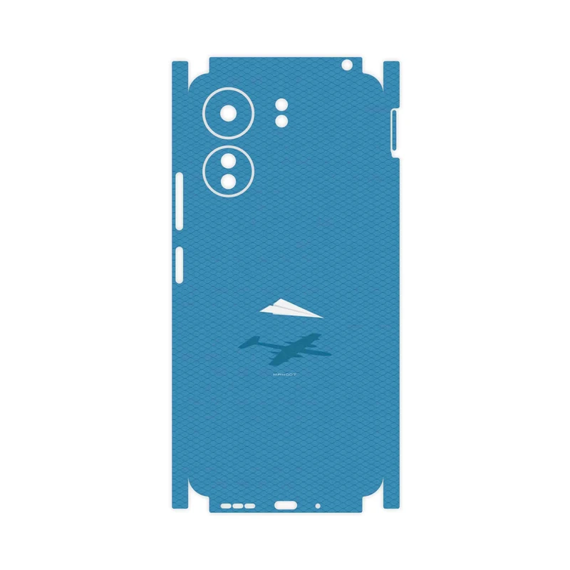 برچسب پوششی ماهوت مدل Minimal Paper Airplane-FullSkin مناسب برای گوشی موبایل شیائومی Redmi 13C