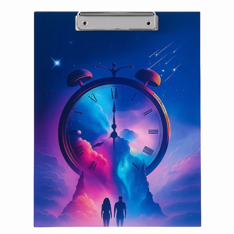 تخته شاسی طرح ساعت کد AM-104 سایز A4