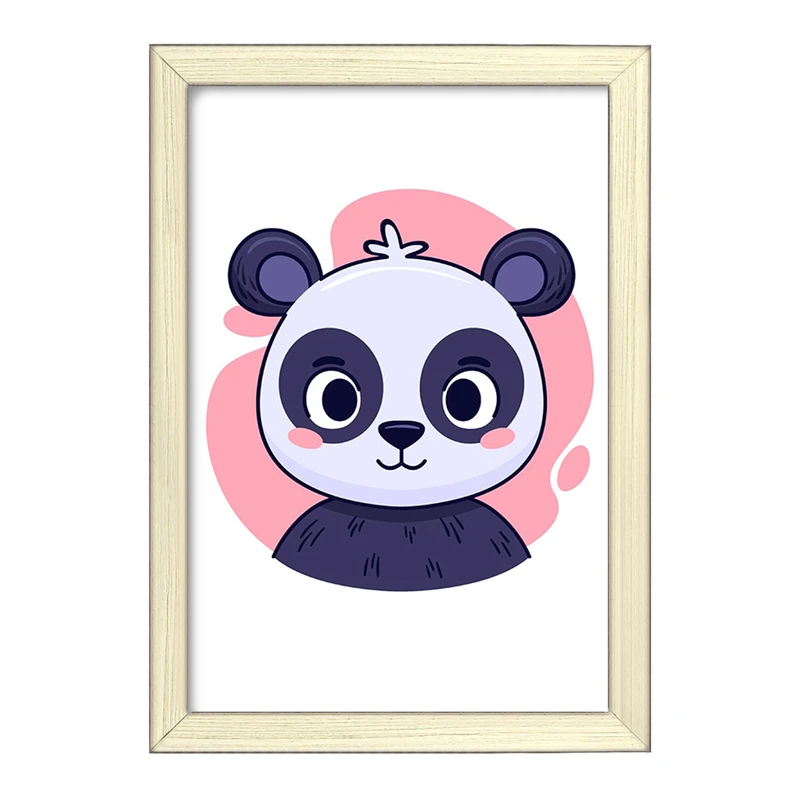 تابلو خندالو طرح پاندا حیوانات بامزه کد 37134