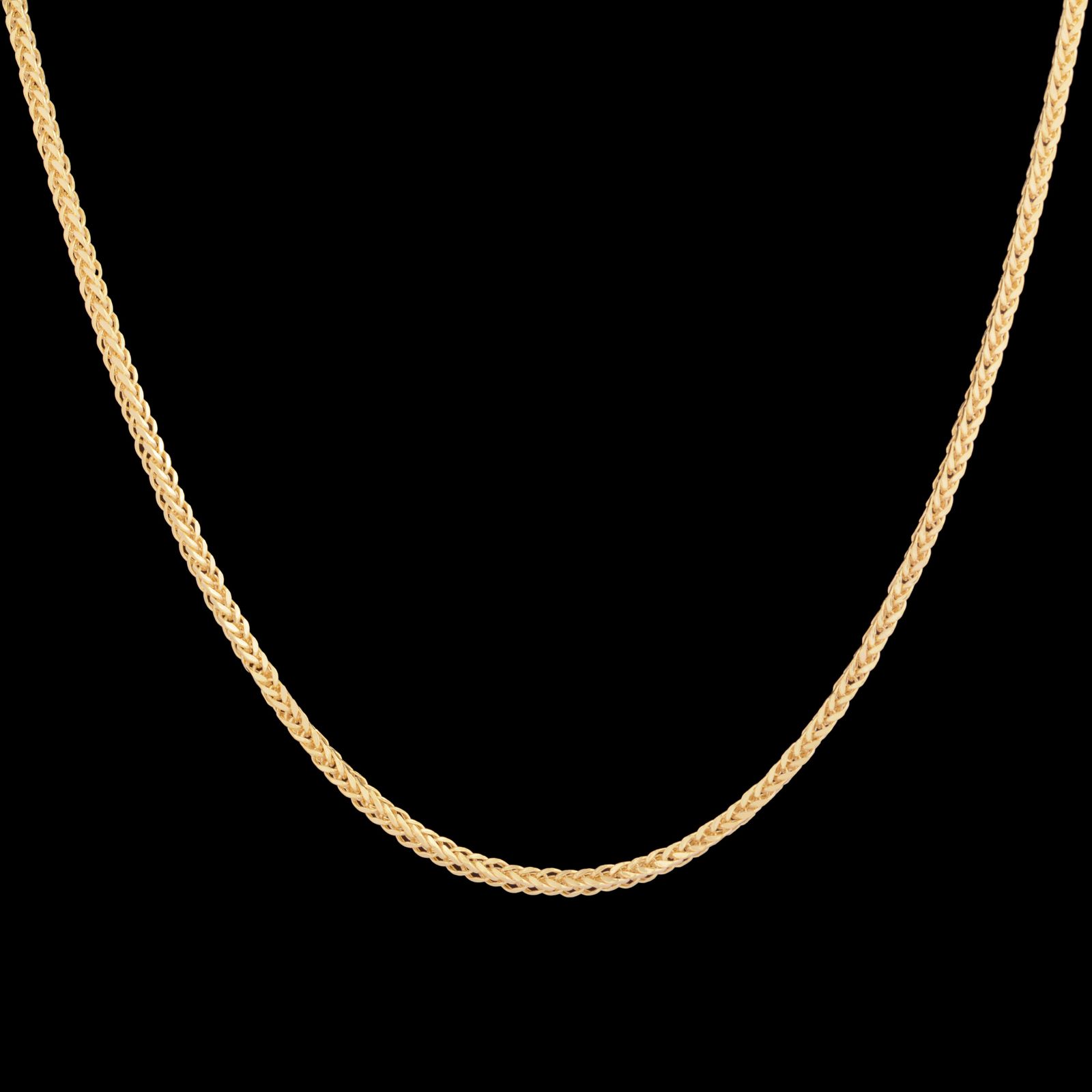 زنجیر طلا 18 عیار زنانه طلای مستجابی مدل میرو  کد Zb45 -  - 1
